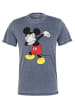 Recovered T-Shirt Disney Mickey Mouse Dabbing in Blau