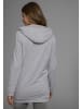 FLASHLIGHTS Sweatjacke in hellgrau-meliert