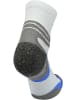 normani 3 Paar Kurzschaft-Sportsocken mit verstärkter Sohle in Weiß/Blau