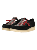 Clarks Halbschuhe Wallabee T Bar in 1216C Black Textile