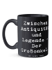 Mr. & Mrs. Panda Kaffeebecher Spruch Großonkel Legenden mit Spruch in Schwarz