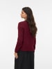 Vero Moda Strickpullover in Zinfandel