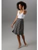 Aniston SELECTED Wickelrock in marine-grau