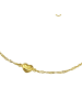 GoldDream Armband Gold 333 Gelbgold - 8 Karat ca. 19cm Herz ca. 5mm x 6mm Singapurkette
