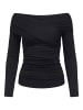 Object Off Shoulder Top in Black1
