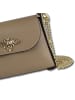 Florence Florence Umhängetasche Leder taupe, beige ca. 19cm