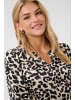 Kaffe Langarm-Bluse KAmagda Loose fit in Brown Leopard