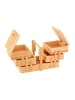 Home&Styling Collection NEU NÄHBOX KLAPPBAR - 5 Fächer Nähkästchen Holz Nähkiste Nähkasten in Braun