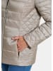 GOLDNER Übergangsjacke mit Muster-Mix in taupe