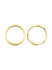 Elli Ring 925 Sterling Silber Ring Set in Gold