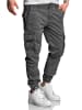 Amaci&Sons Cargo Jogger-Chino PLANO in Anthrazit