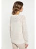 Usha Damen Pullover in WOLLWEISS
