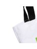 Mr. & Mrs. Panda Strandtasche Pinguin Surfer mit Spruch in Weiß