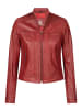 Rock Creek Lederjacke in Rot