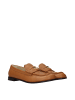 Miu Miu Braun Leder Slip-On Loafer