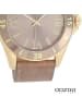Oozoo Analog-Armbanduhr Oozoo Vintage Series taupe, hellbraun groß (ca. 45mm)