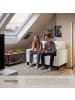 tectake Sofa Viborg, 121,5 x 77 x 91 cm, creme