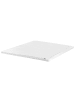 Beliani Topper FROSTY in Weiß - (W) 160 x (H) 6 x (L) 200 cm