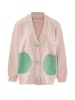 immy Strickjacke in Pink Grün