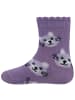 ewers 2er-Set Socken 2er Pack Katze in flieder-sweater grau mel.
