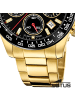 Lotus Chronograph-Armbanduhr Lotus Classic gold groß (ca. 43,5mm)
