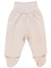 TupTam Baby Bekleidungsset Langarmbody Hose Mütze3 teilig in weiß/beige