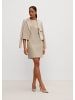 comma Kleid kurz in Beige