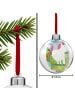 Mr. & Mrs. Panda weihnachtsbaumkugel Einhorn Pupsen Design ohne ... in Weiß
