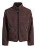JACK & JONES PLUS Teddyfell Jacke in Deep Mahogany