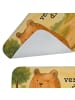 Mr. & Mrs. Panda Duschmatte Bär Vermissen Design mit Spruch in Weiß