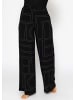SASSYCLASSY Schlupfhose mit Print in Schwarz