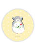 Mr. & Mrs. Panda magnet Chinchilla Blume ohne Spruch in Gelb Pastell