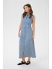 Soaked in Luxury Kleid SLAdelita A-shape in Light Blue Denim