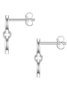 Glanzstücke München Ohrstecker Kreis aus Sterling Silber in silber