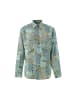 Tom Ford Blau Lyocell Muster Hemd