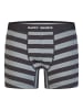 Happy Shorts Boxer Jersey in schwarz, grau