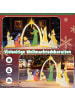 COSTWAY 7 tlg. Krippe Weihnachten beleuchtet 180 cm in Bunt