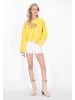 IZIA Women Sweatshirt in yellow