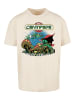 F4NT4STIC Oversize T-Shirt Centipede Atari Retro Gaming in sand