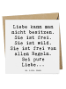 Mr. & Mrs. Panda Deluxe Karte Spruch Liebe und Freiheit mit Spruch in Weiß