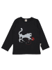 Walkiddy Langarmshirt Unifarben in Anthracite