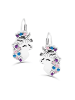 schmuck23 Silber Ohrringe 925 Einhorn Zirkonia 0,7 cm x 0,8 cm