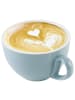 APS 6er Set Cappuccinotasse in blau, Ø 10,5 cm, H: 6,5 cm, 300 ml  