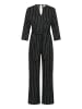 Kaffe Overall KAkatrine Regular fit in Black/White Stripe