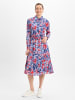 Franco Callegari Kleid in marine mehrfarbig - 0001