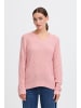 Oxmo V-Ausschnitt-Pullover OXFSINVI PU 1 in Rosa