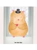 Mr. & Mrs. Panda Deko Laterne Hamster Hut ohne Spruch in Transparent