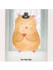 Mr. & Mrs. Panda Laterne klein Hamster Hut ohne Spruch in Transparent