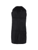 CARNEA Damen Ärmellose Jacke in Schwarz