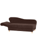 58 aufm Kessel RECAMIERE mit Armteil links klappbar Katia Veloursstoff Buche/braun